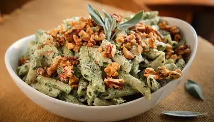 Sage and Walnut Pesto Pasta